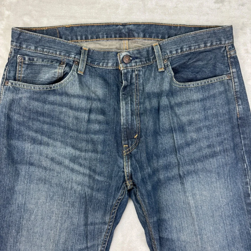 Levi 559 Jeans Mens 38x32 Blue Relaxed Straight Baggy Classic Denim Casual Pants
